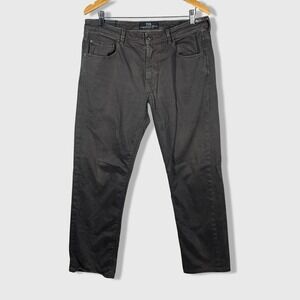 PT05 Pantaloni Torino Straight Leg Pants Mens 36 Brown Cotton Casual Minimalist